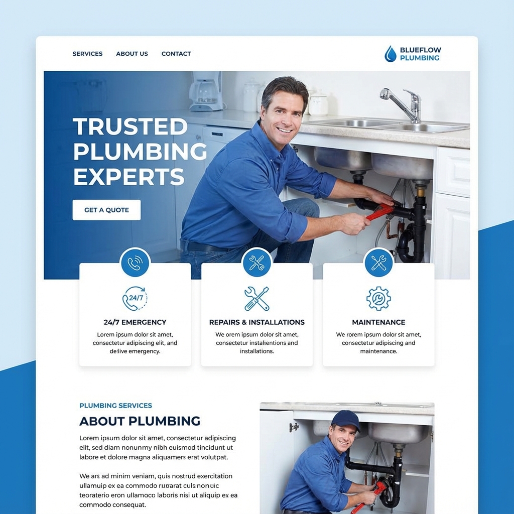 Site vitrine Plomberie Express